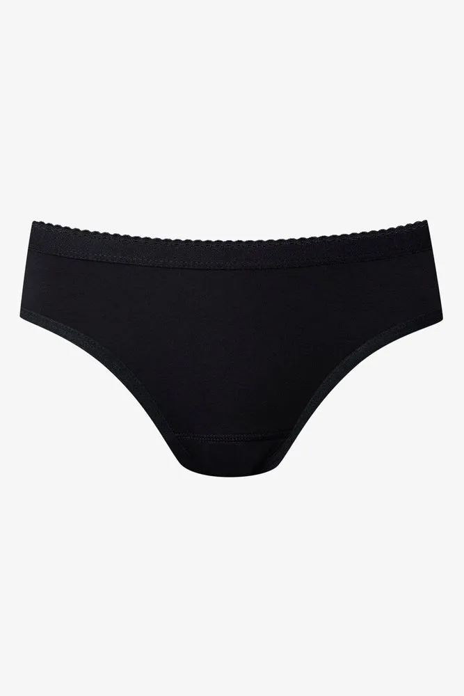 2 Pack Period Panty Black & Grey