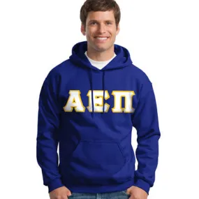 Alpha Epsilon Pi Hooded Sweatshirt - G185 - TWILL