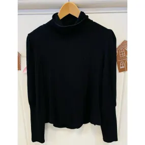 Anthropologie Black Turtleneck Sweater - Size Small