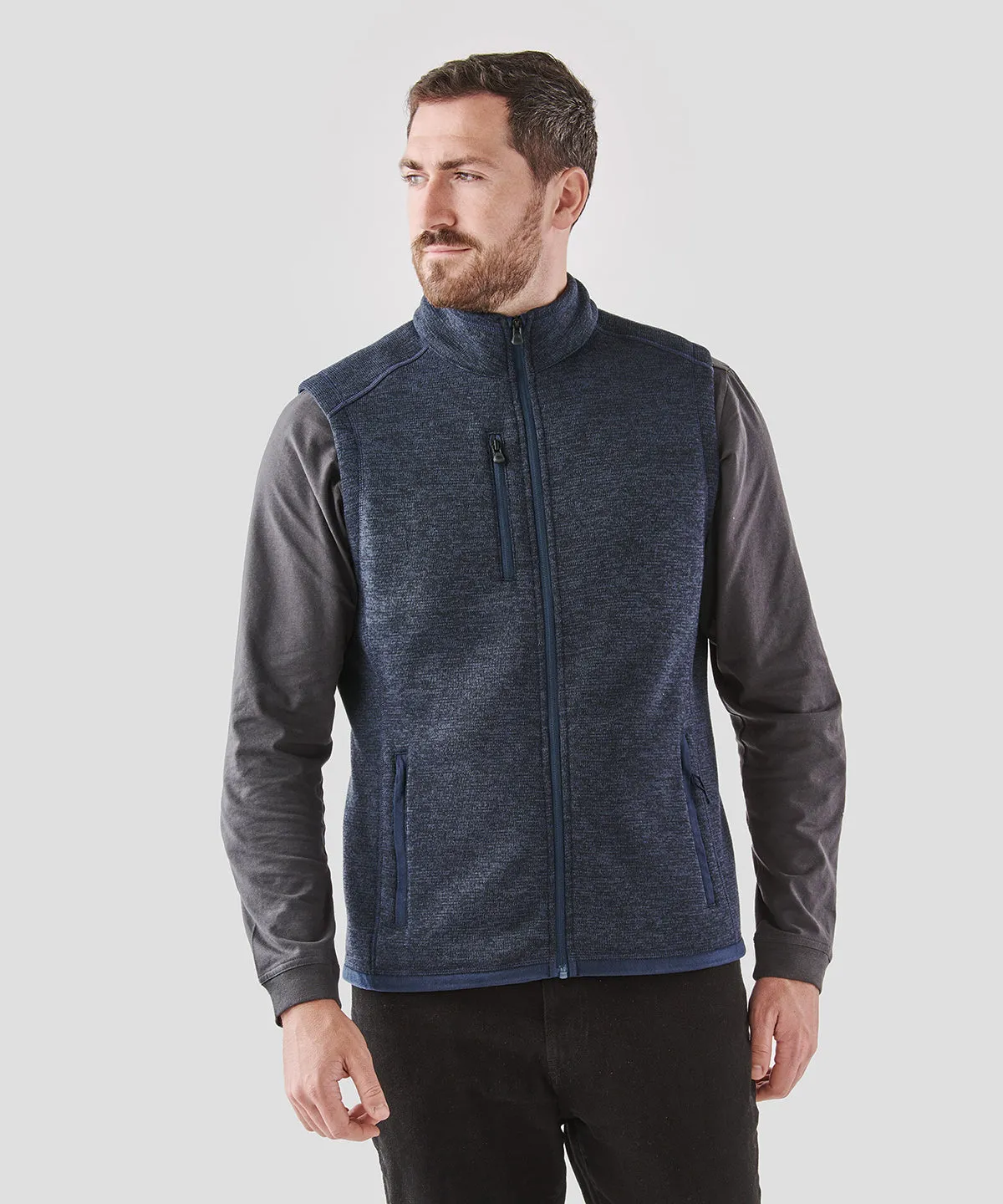 Avalante fleece vest | Granite Heather