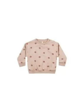 Baby Girls Top | Sweatshirt- Daisies | Quincy Mae