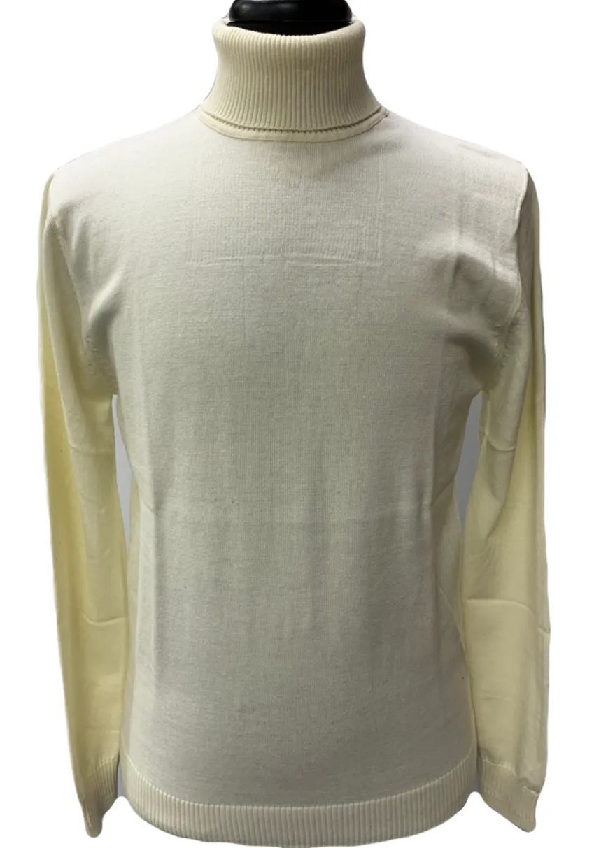 Bagazio Long Sleeve Turtleneck Ivory