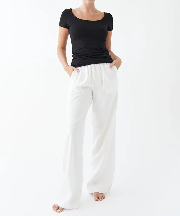 BAMBOO COTTON LINEN PANTS