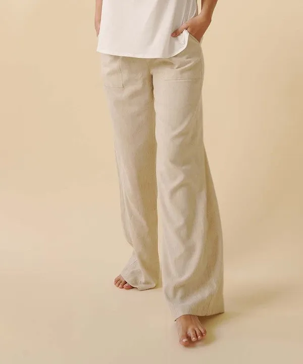 BAMBOO COTTON LINEN PANTS