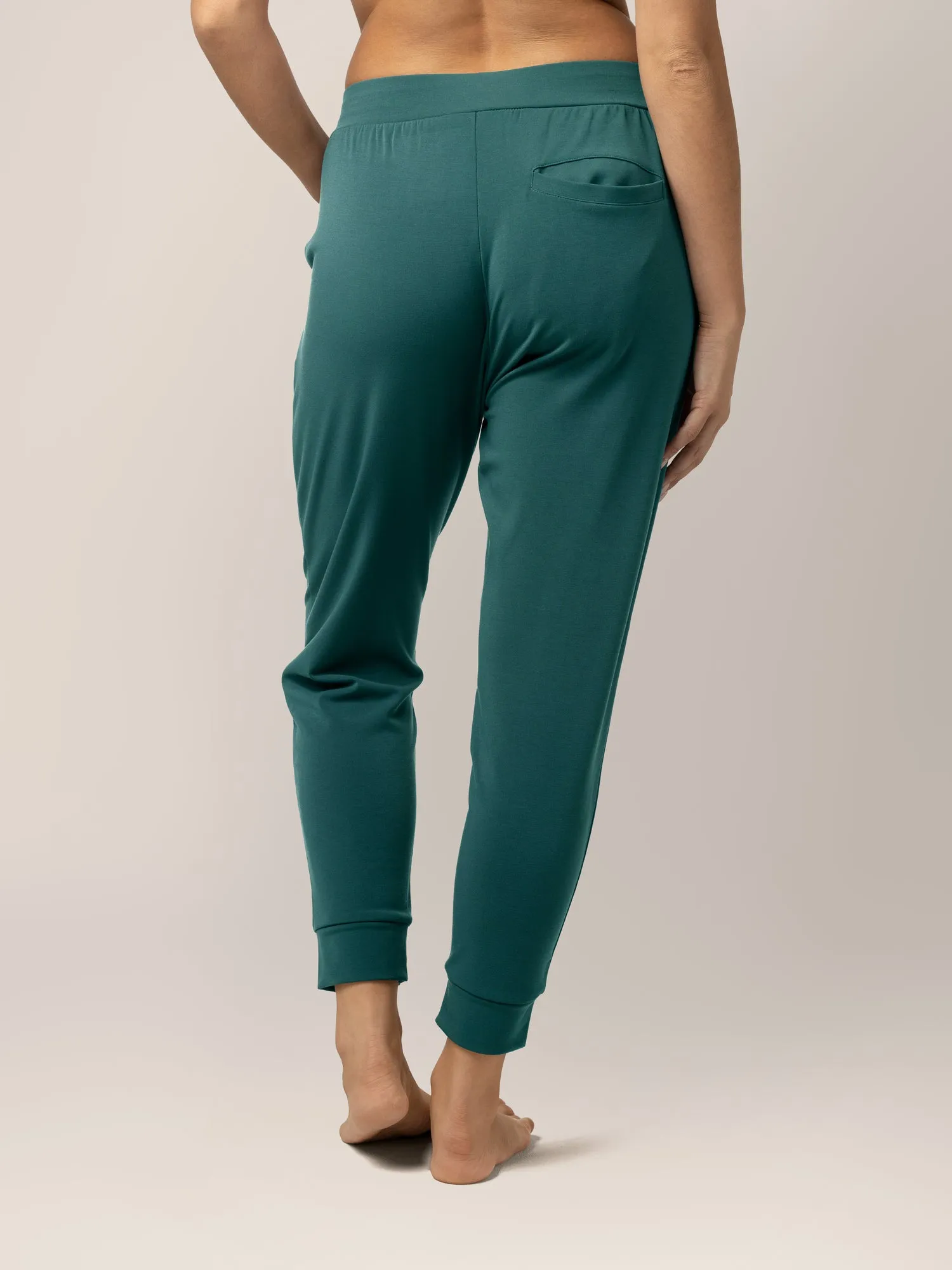 Bamboo Maternity & Postpartum Jogger | Evergreen