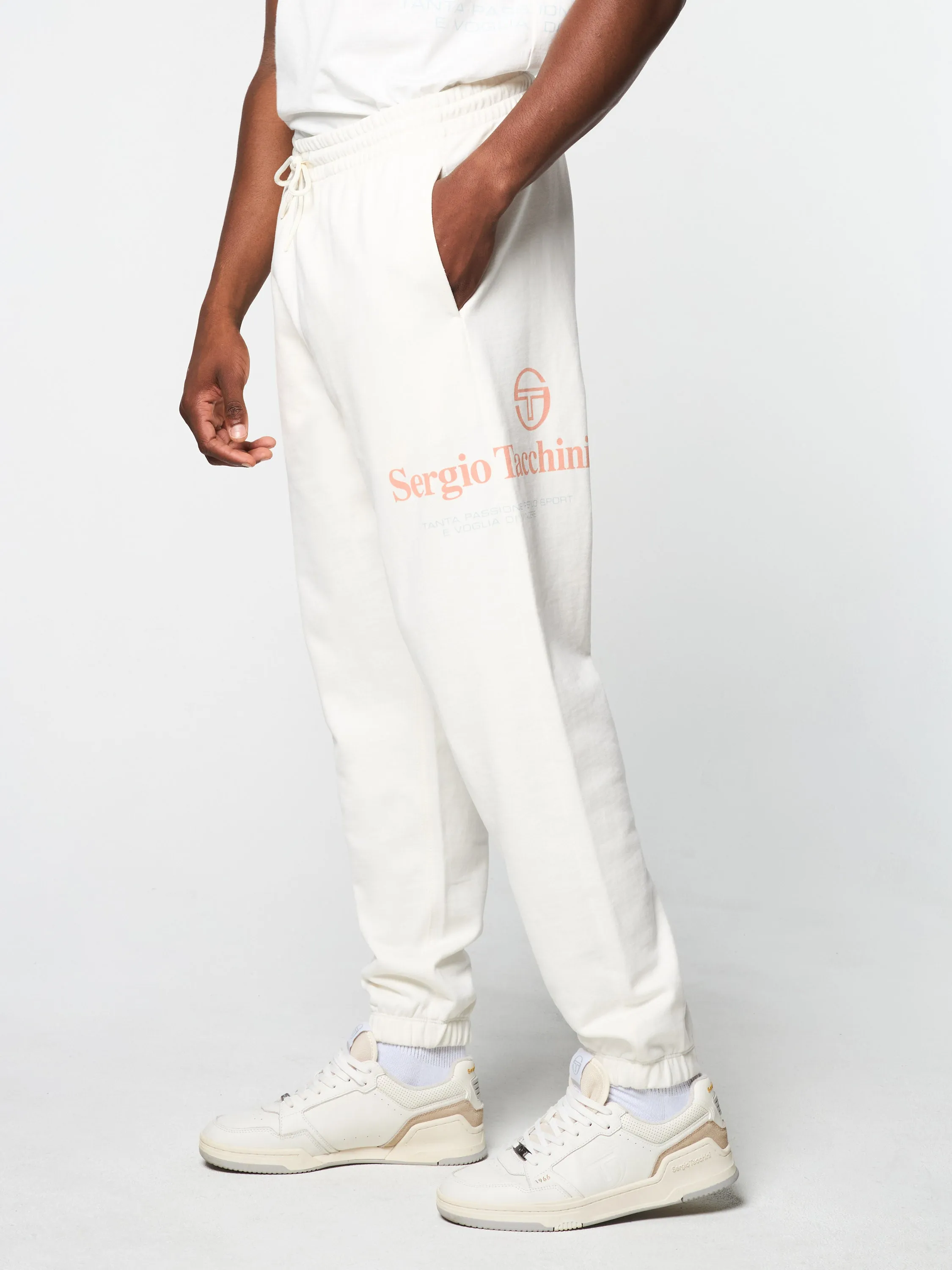 Bari Graphic Sweatpant- Gardenia