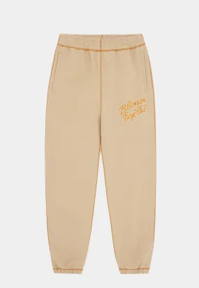 BBC Script Logo Sweatpants Tan