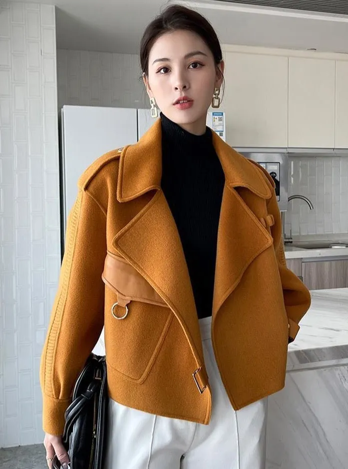 Beata Casual Wool Moto Jackets - 3 Colors