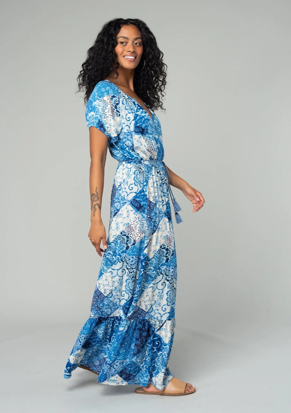 Bedford Patchwork Maxi Dress