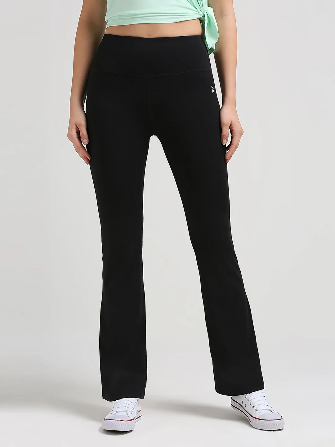 Black Functional Flared Pant