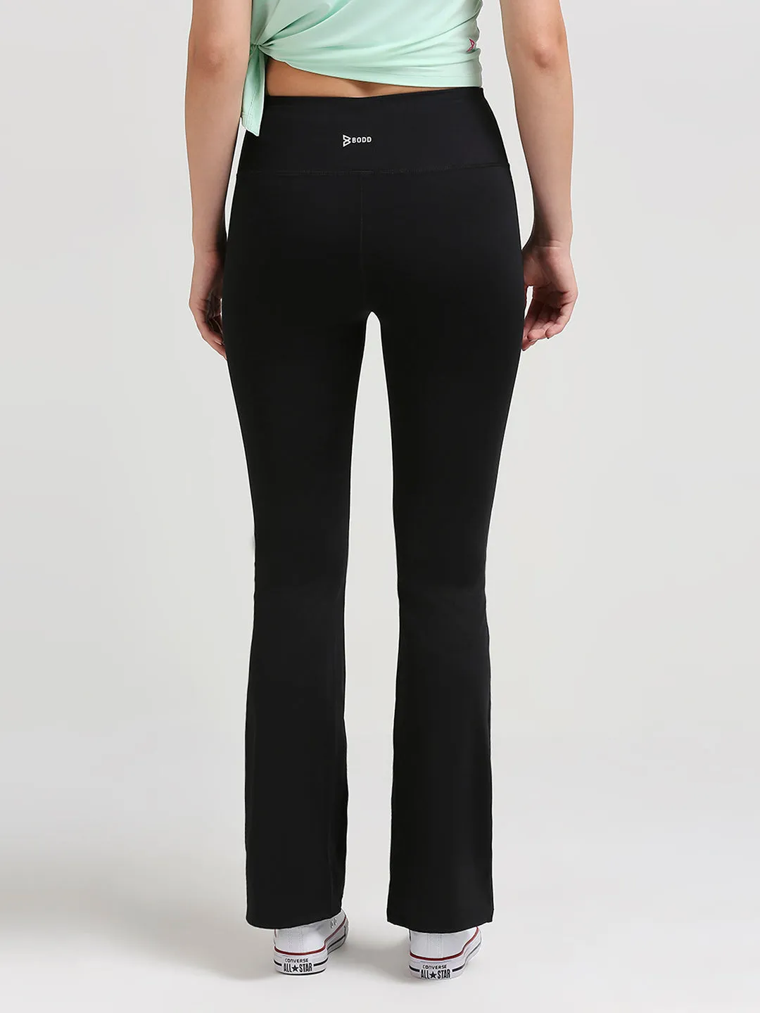 Black Functional Flared Pant