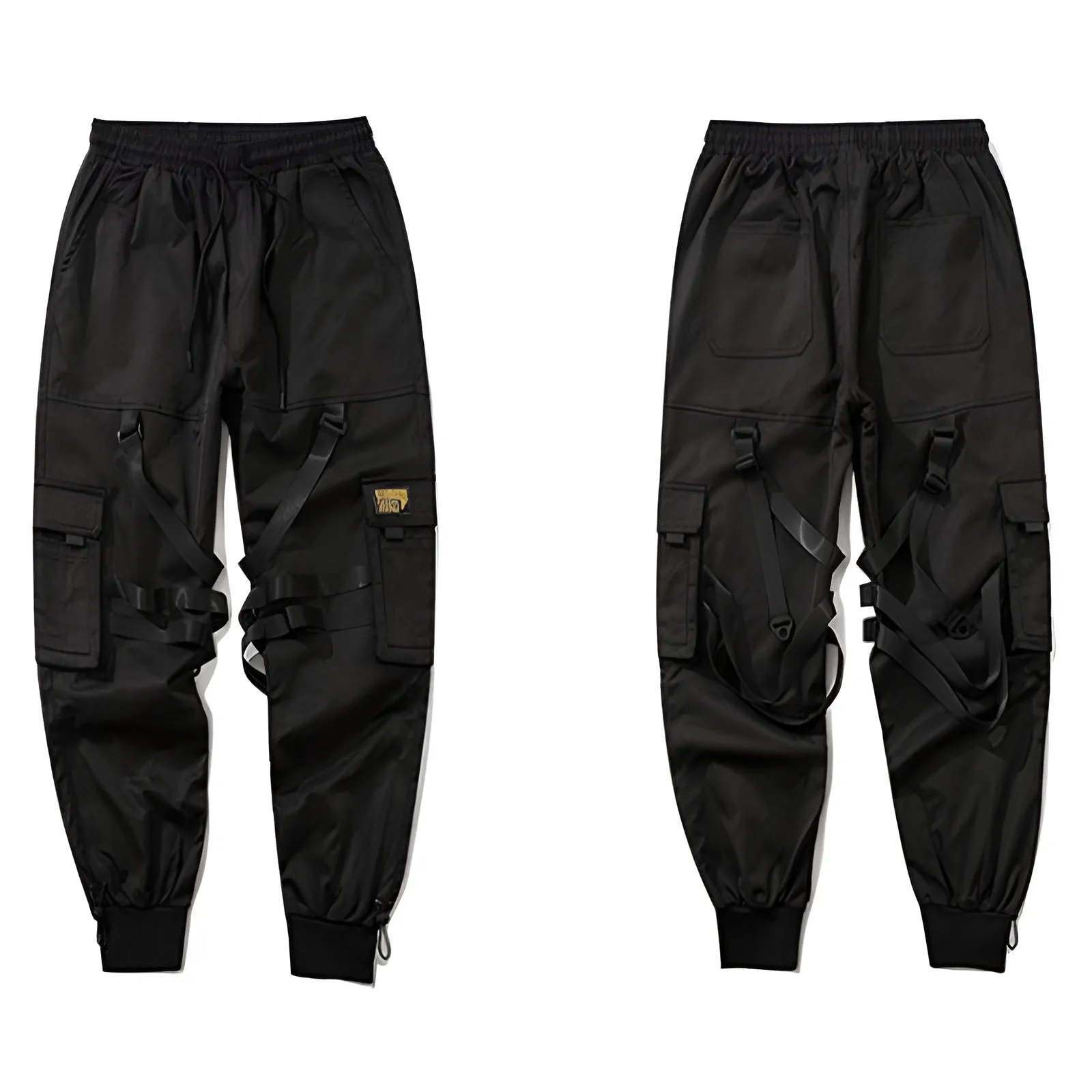 Black Tiny Sparks Cargo Jogger