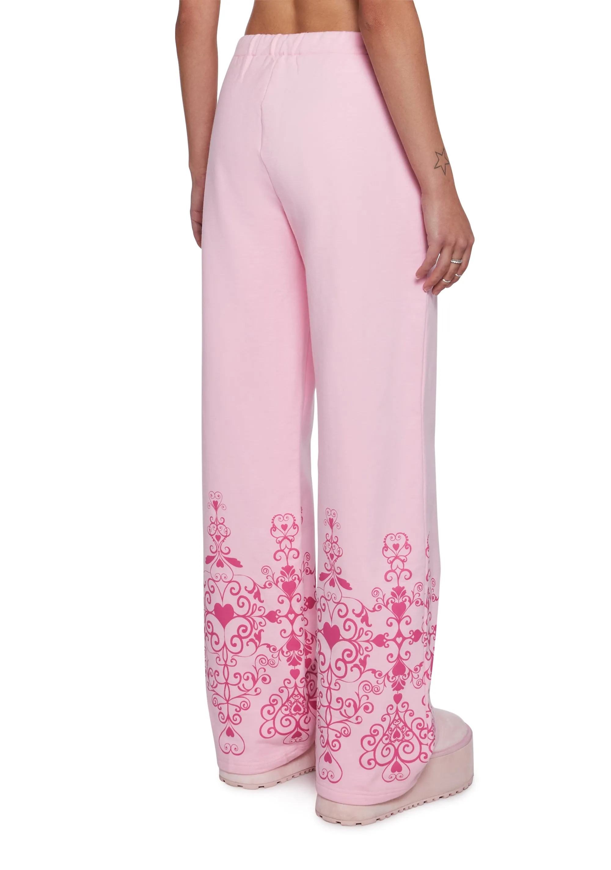 Breaking Your Heart Wide Leg Sweatpants