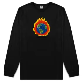 Burning Earth Mens Long Sleeve T-Shirt