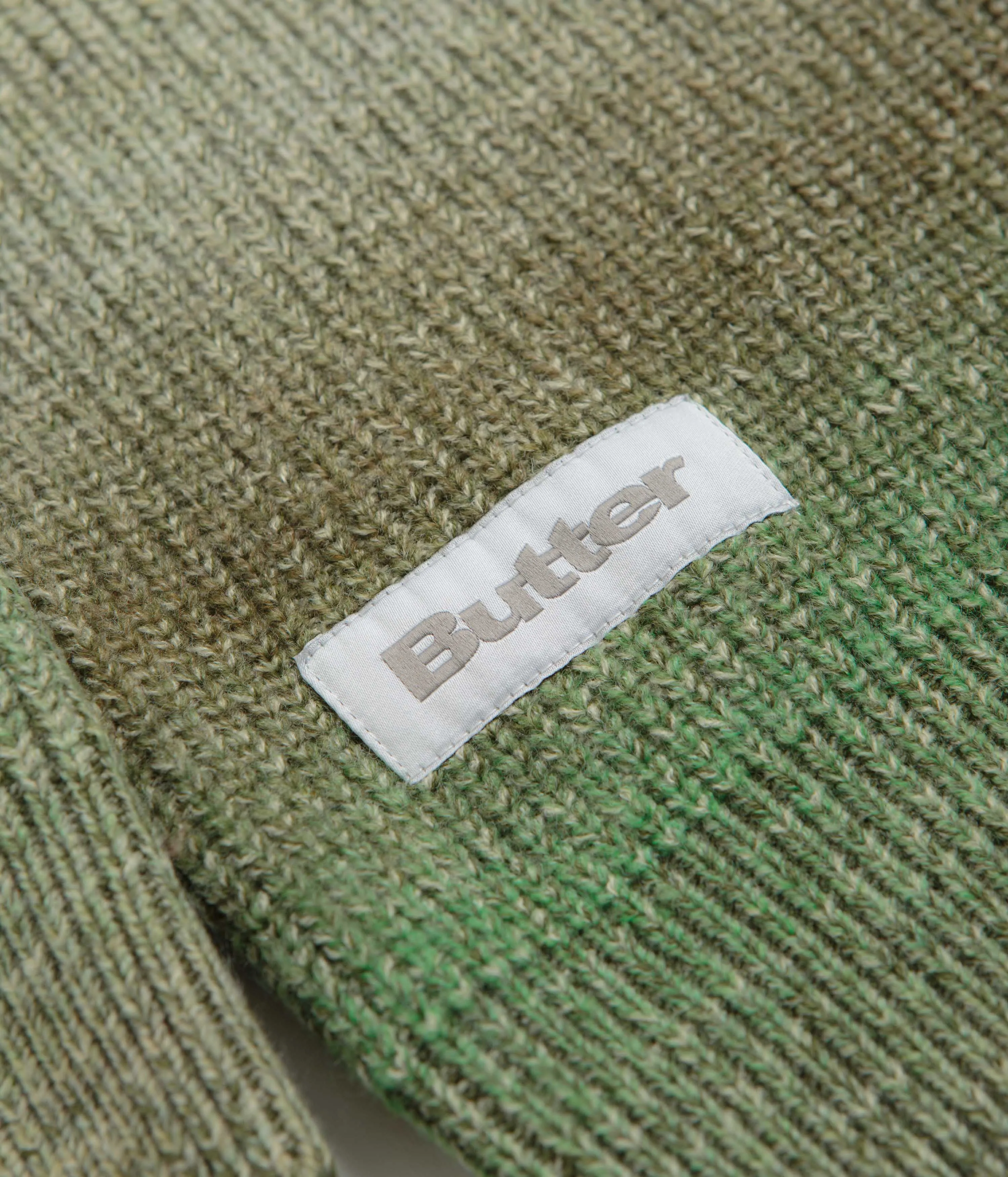 Butter Goods Beams Knit Sweatshirt - Pesto