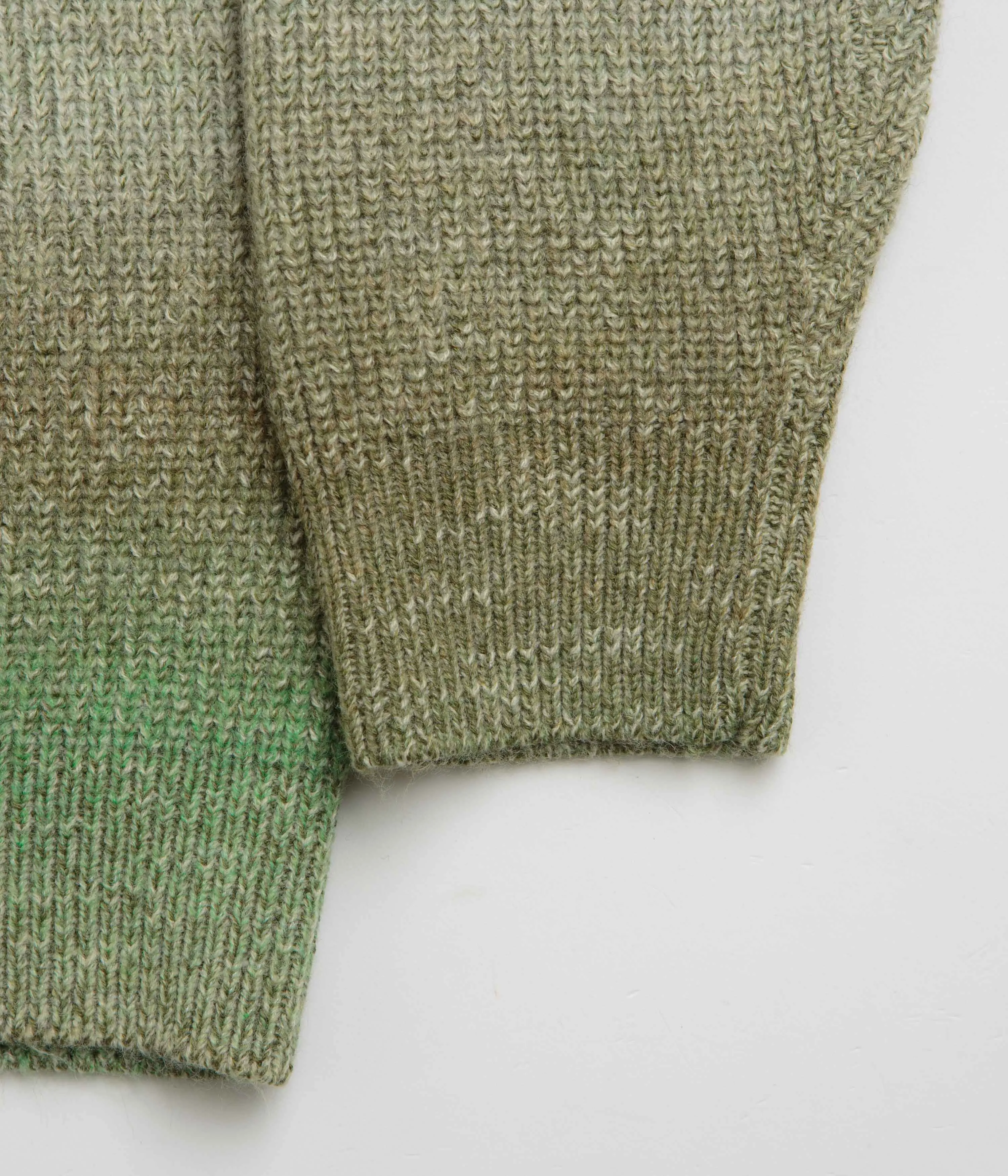 Butter Goods Beams Knit Sweatshirt - Pesto