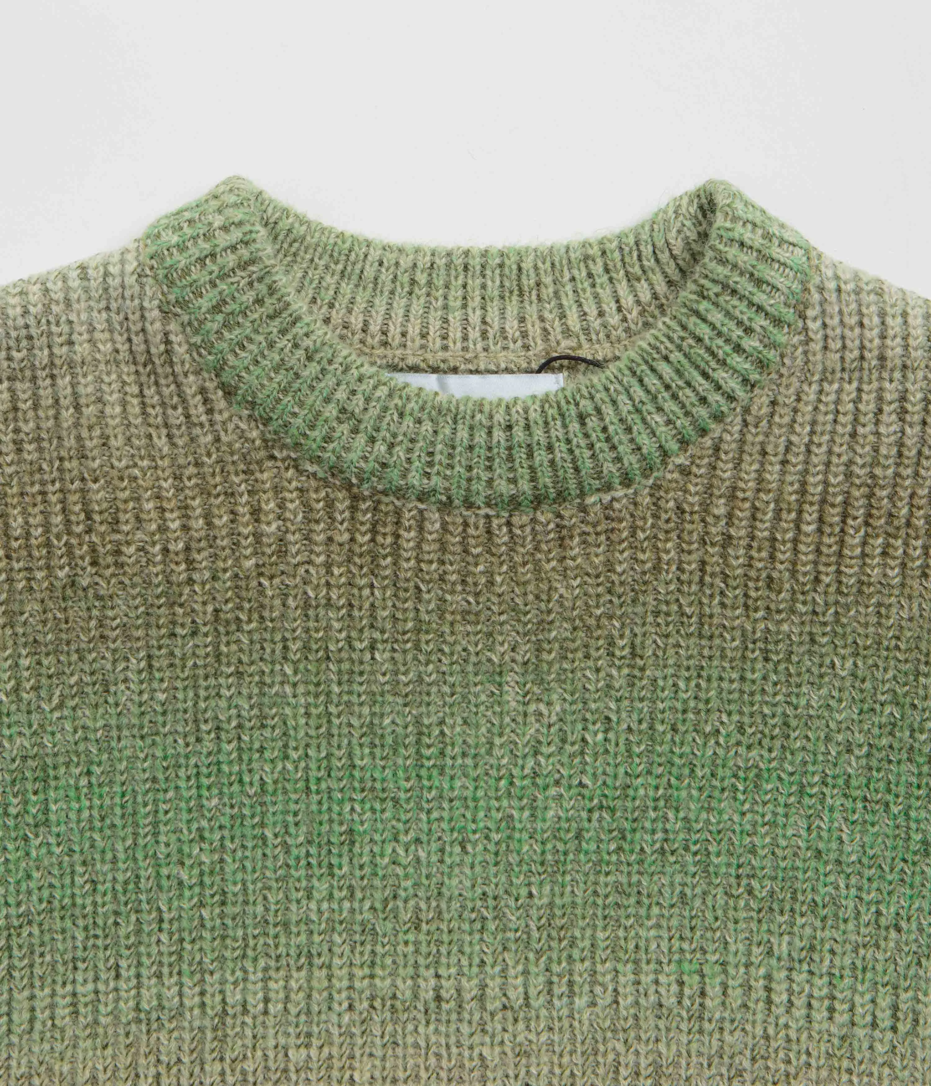 Butter Goods Beams Knit Sweatshirt - Pesto