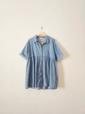 By Together Denim Babydoll Tunic (M/L)