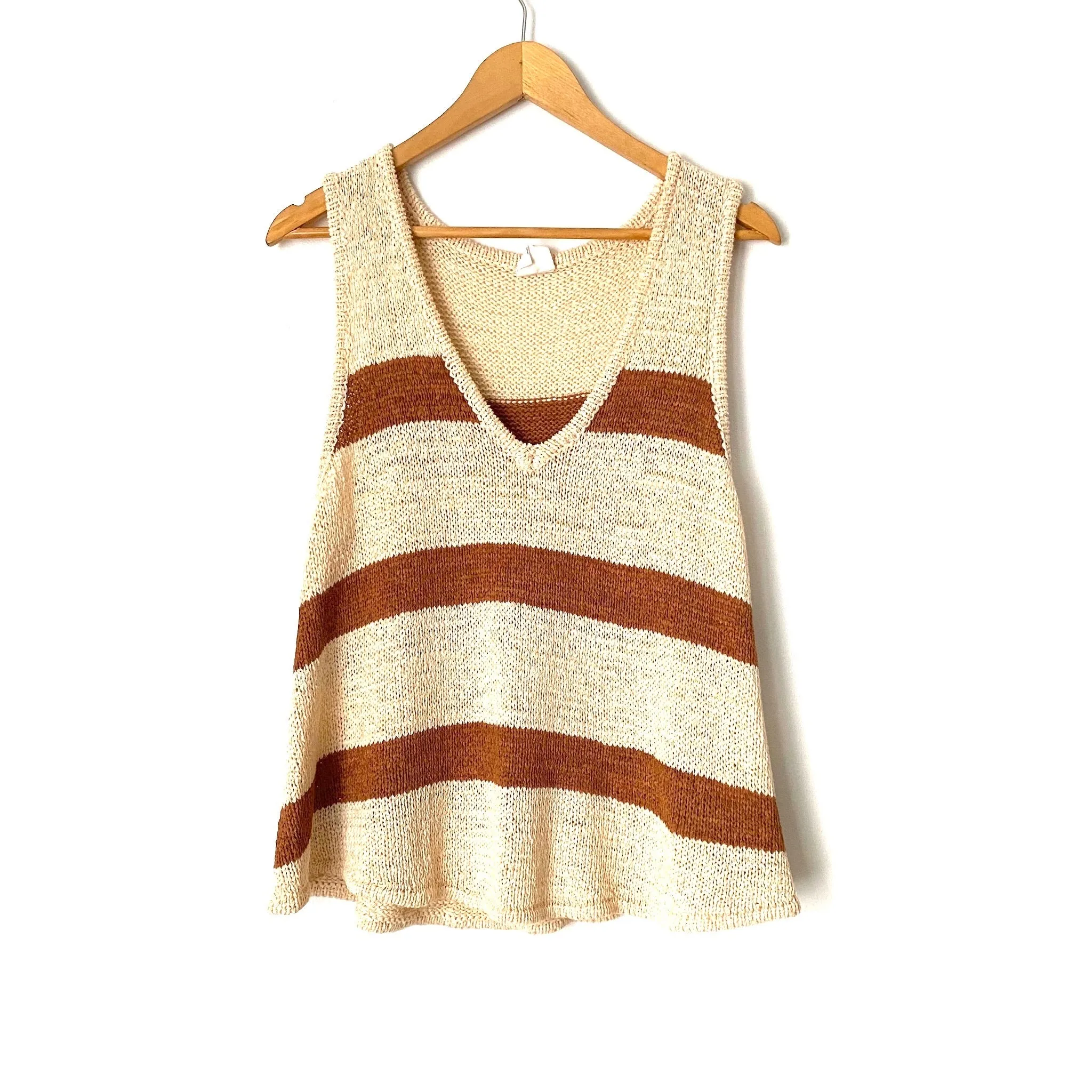 By Together Striped Knit Tank- Size L