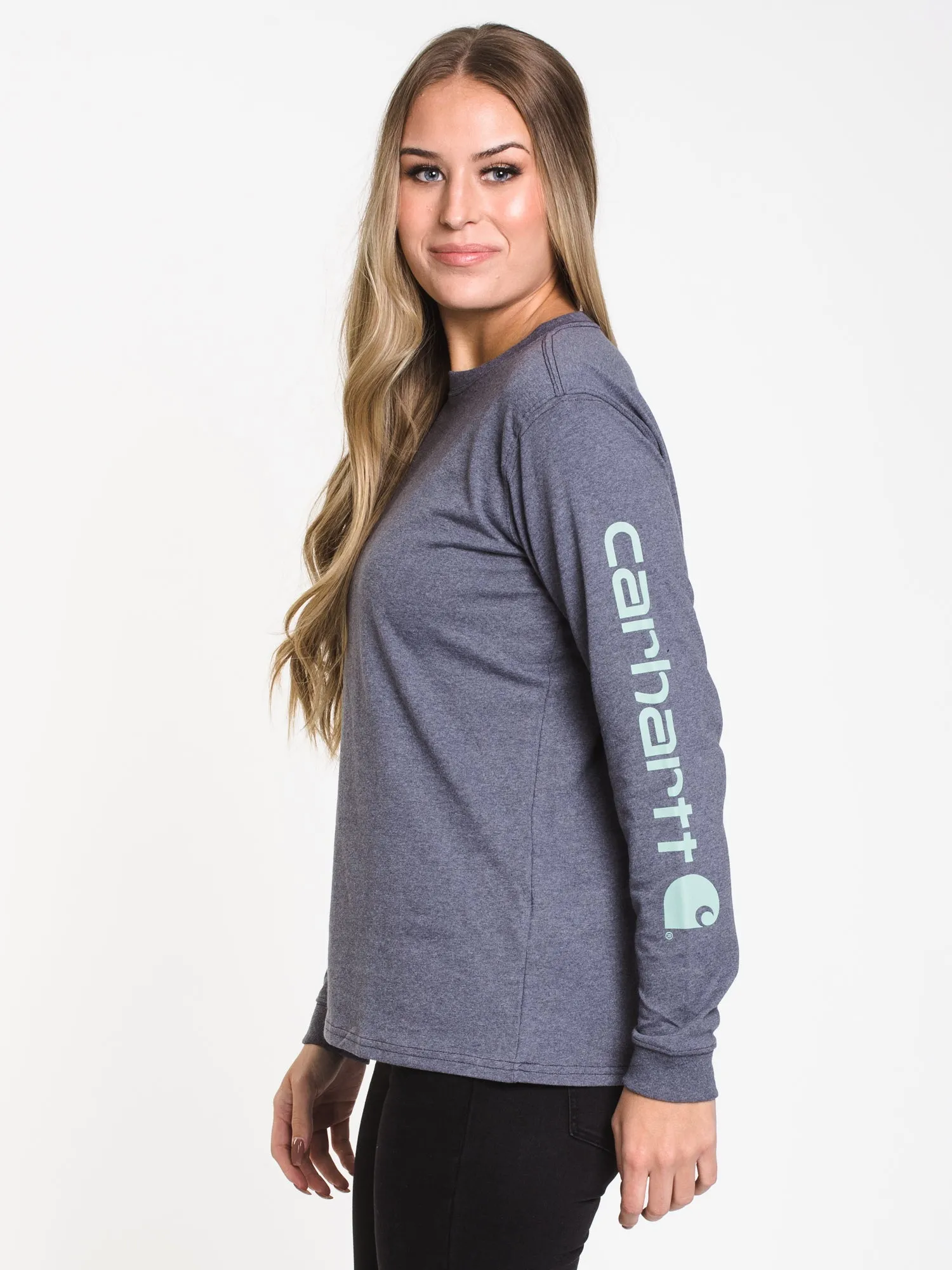 CARHARTT SLEEVE LOGO LONG SLEEVE T-SHIRT - CLEARANCE