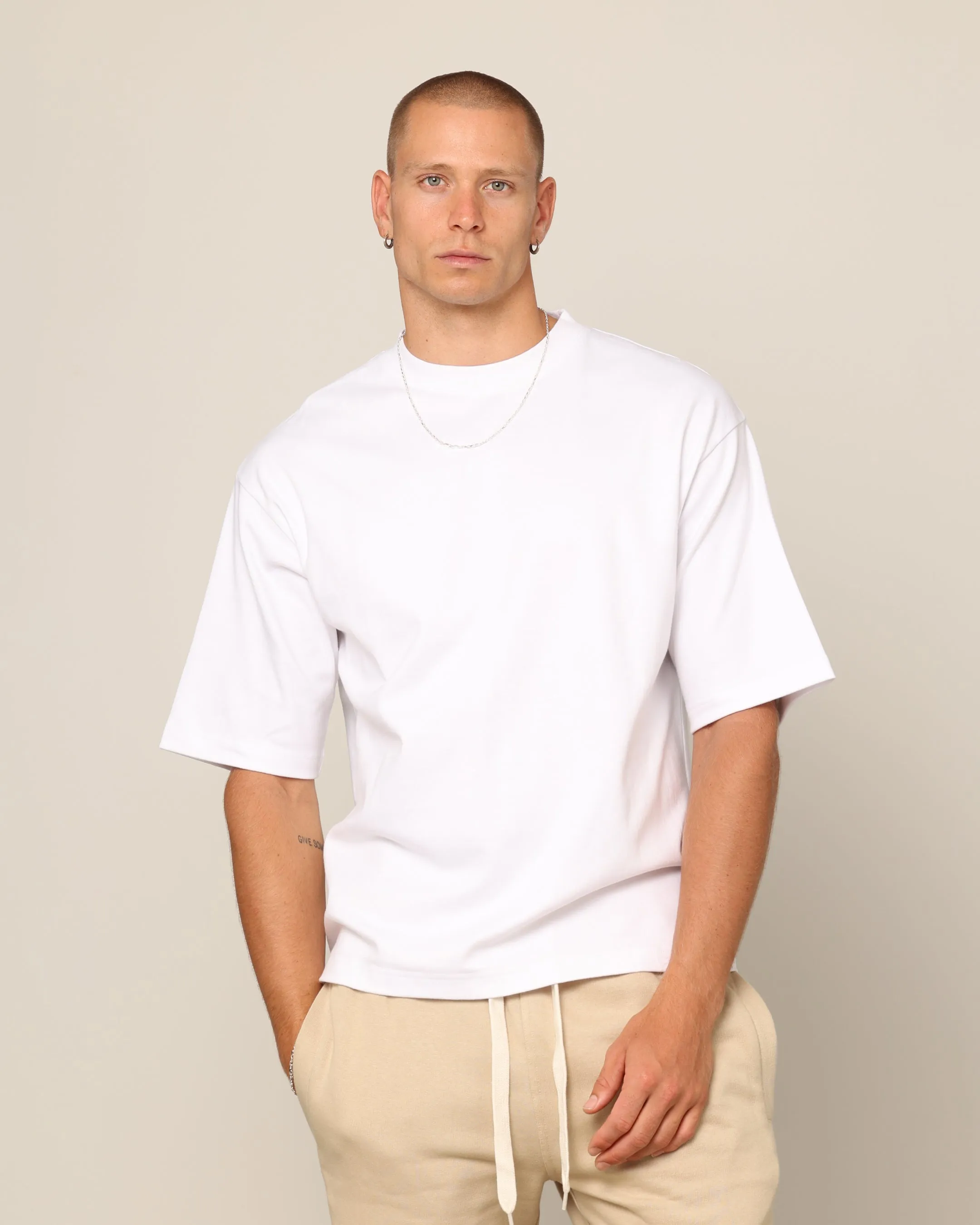 Carré Blanc Boxy T-Shirt White