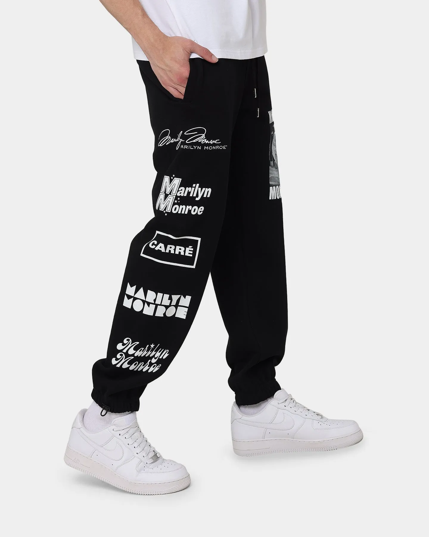 Carré X Marilyn Monroe Bold Is Beautiful Sweatpants Black