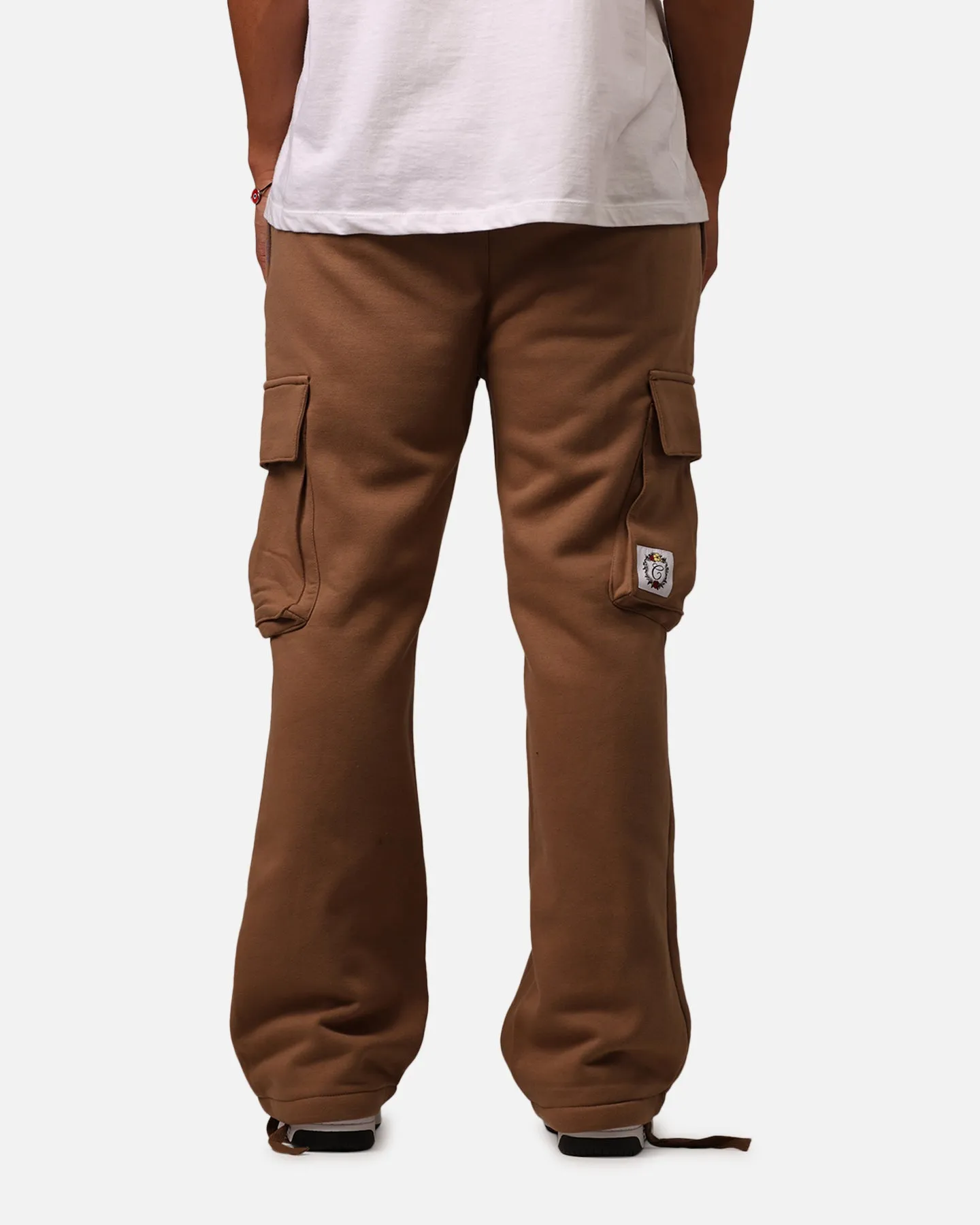 Carre Baggy Cargo Sweatpants Brown