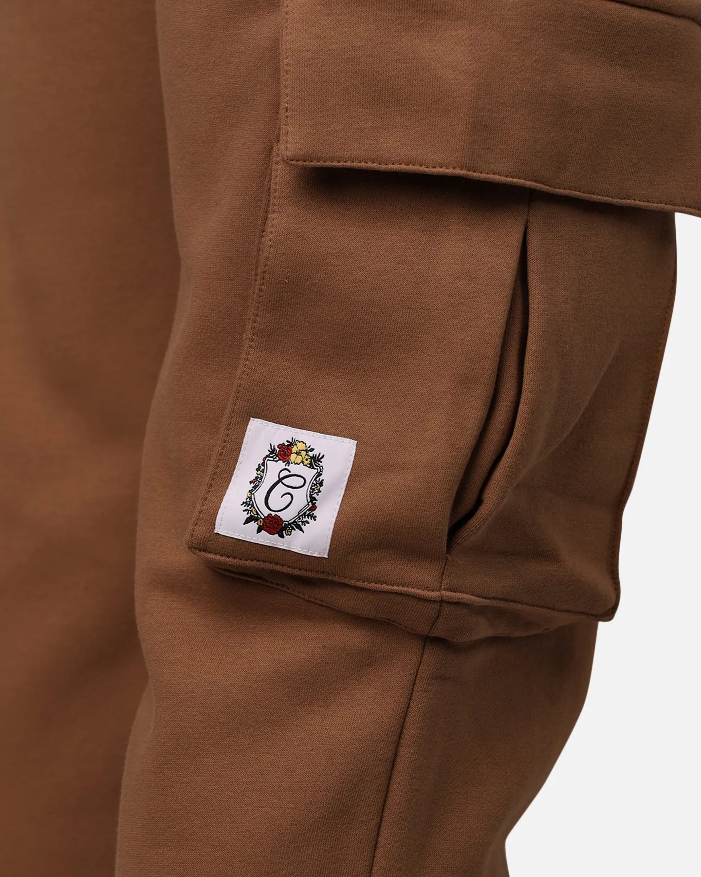 Carre Baggy Cargo Sweatpants Brown