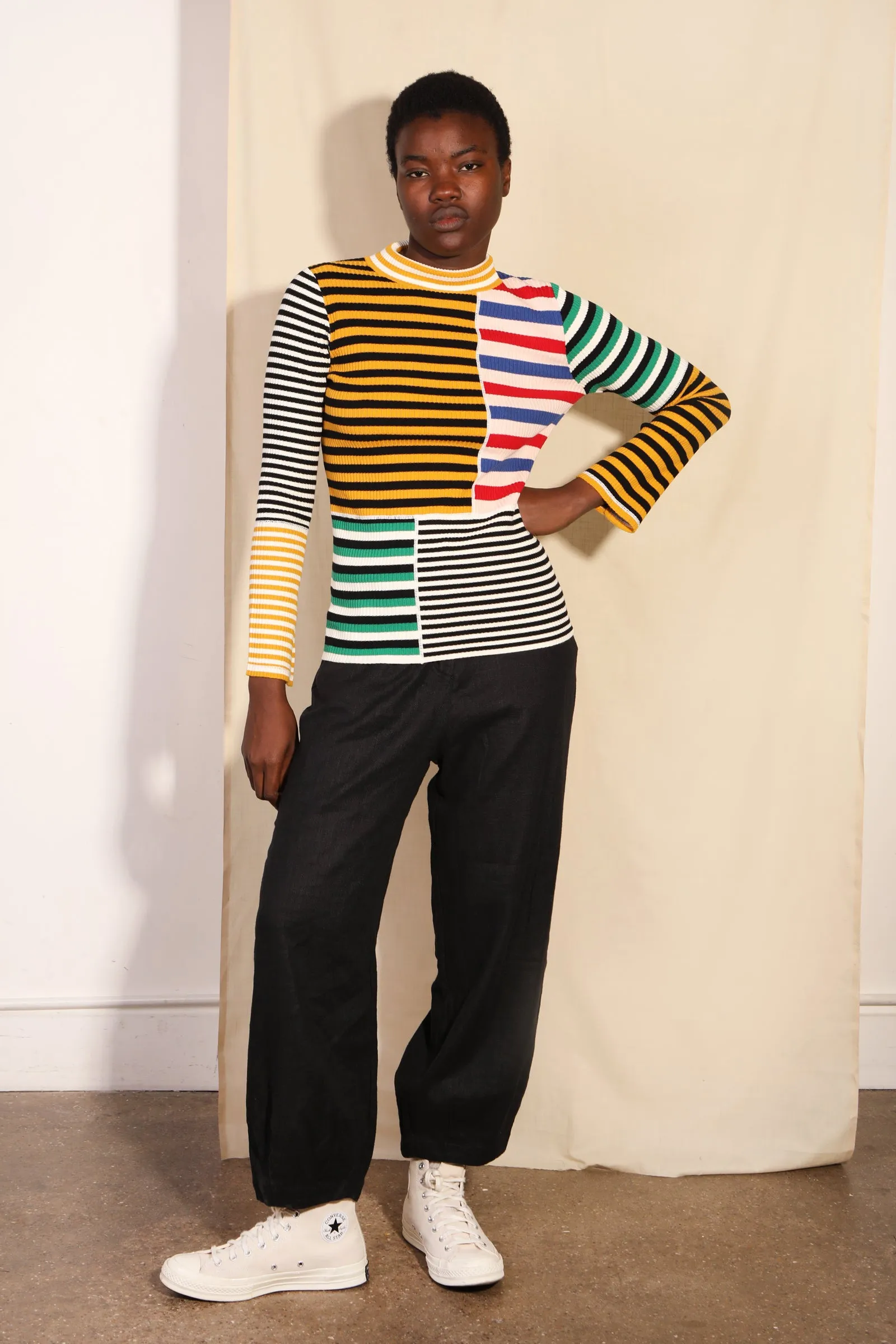 Cecil Top Multi Stripe