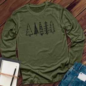 Christmas Trees Long Sleeve