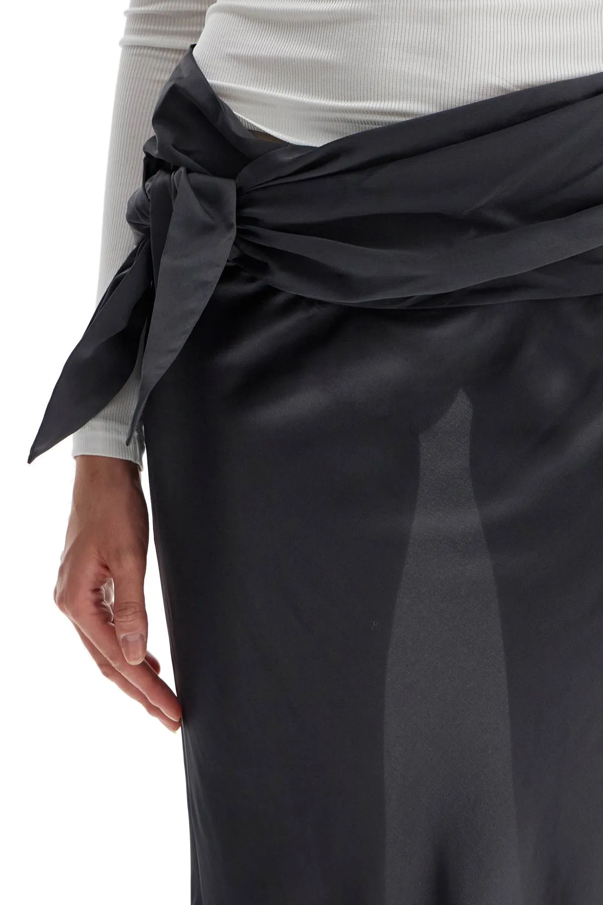 Christopher Esber Maxi Skirt With Knotted Detail