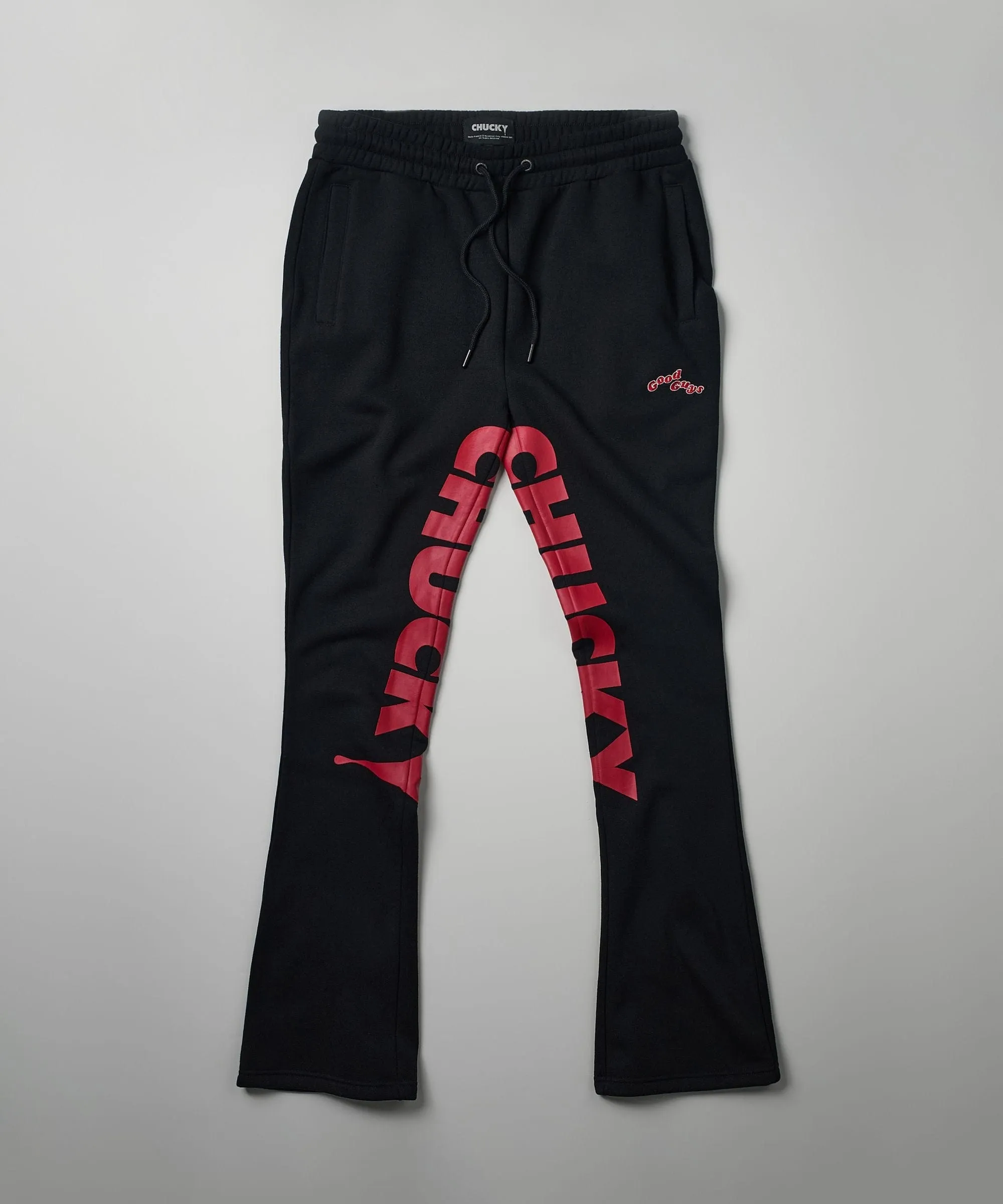 Chucky Flare Fleece Pants - Black