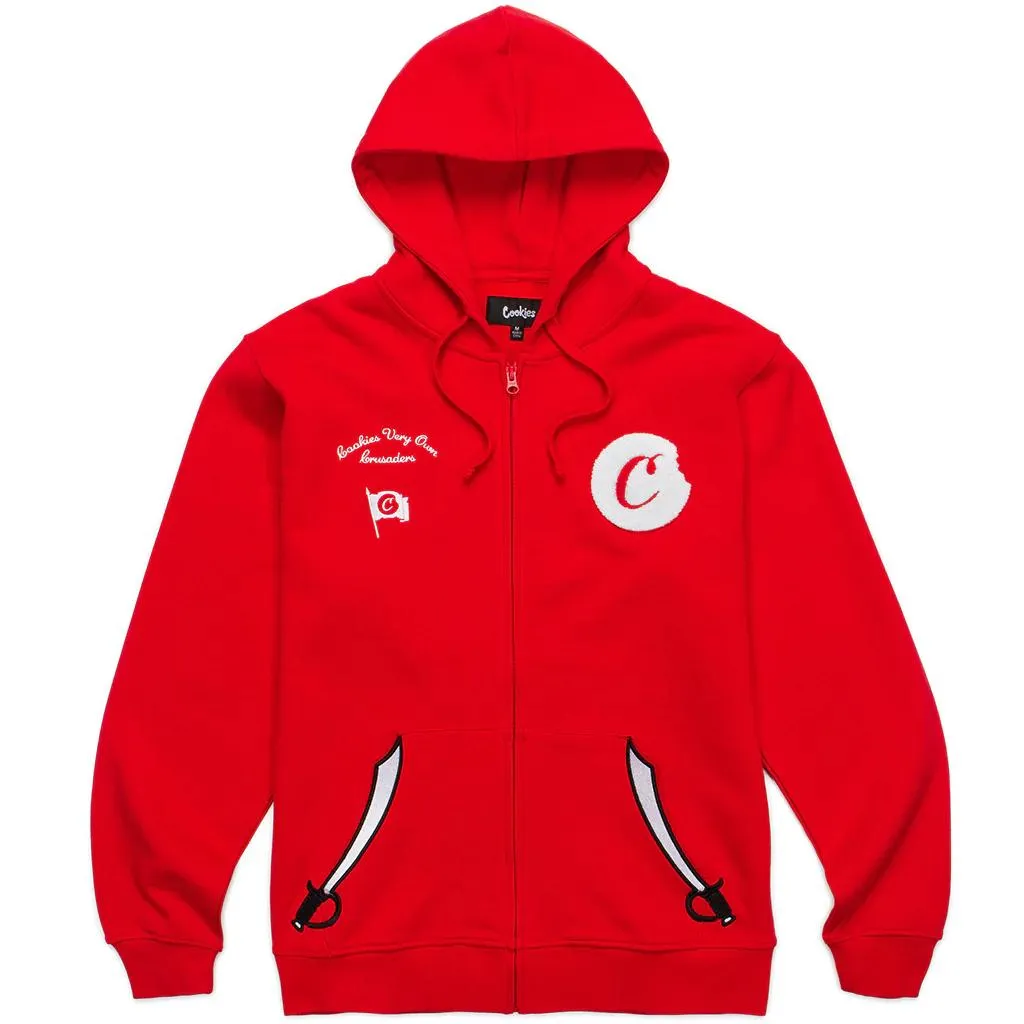 Cookies CRUSADERS ZIP HOODIE JOGGER SET (RED)