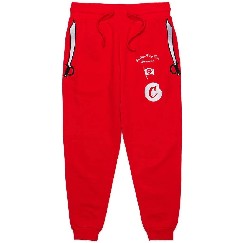 Cookies CRUSADERS ZIP HOODIE JOGGER SET (RED)