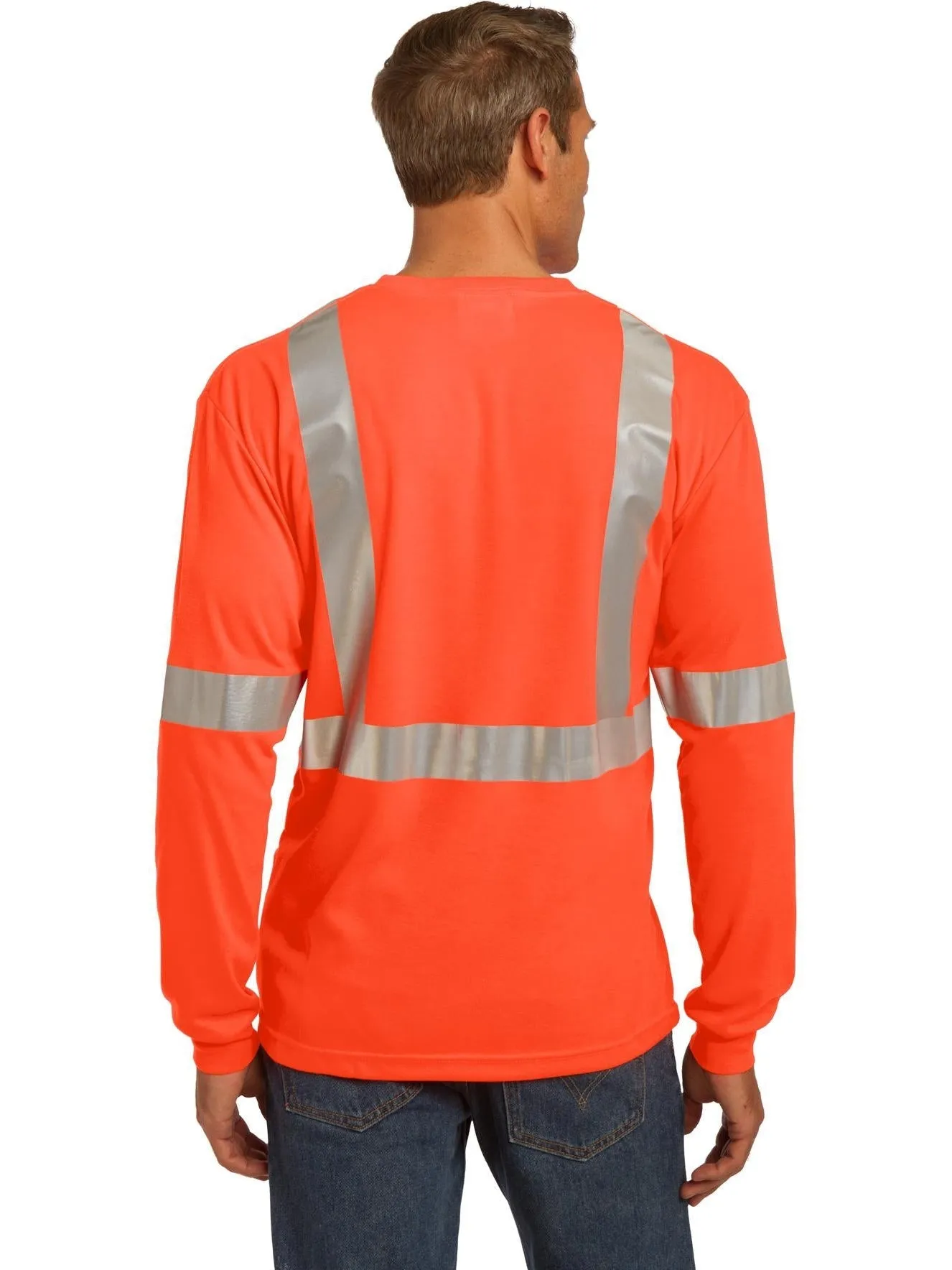 CornerStone ANSI 107 Class 2 Long Sleeve Safety T-Shirt