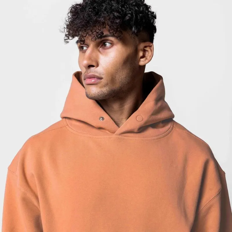 Cotton Solid Color Hoodie