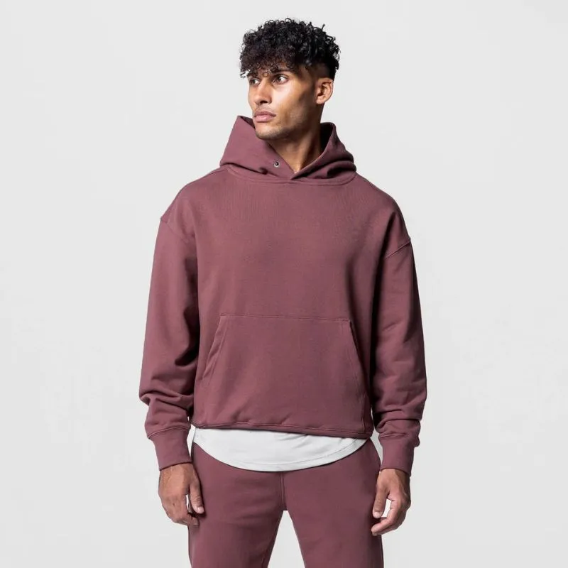 Cotton Solid Color Hoodie