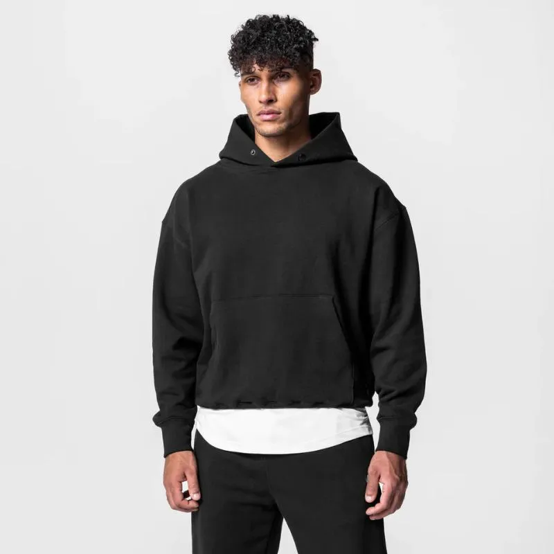 Cotton Solid Color Hoodie