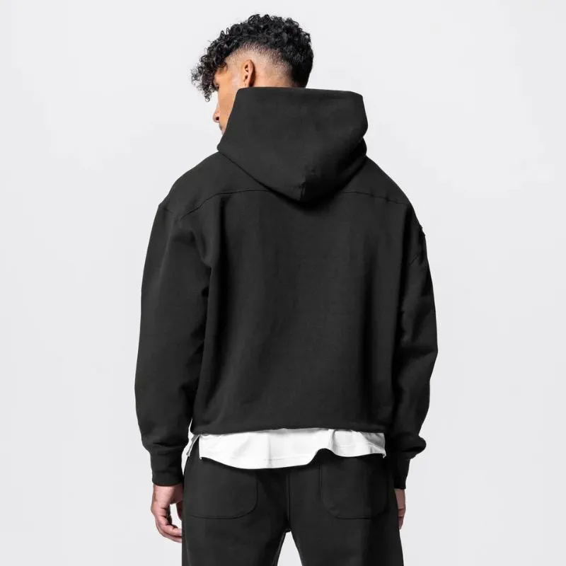 Cotton Solid Color Hoodie