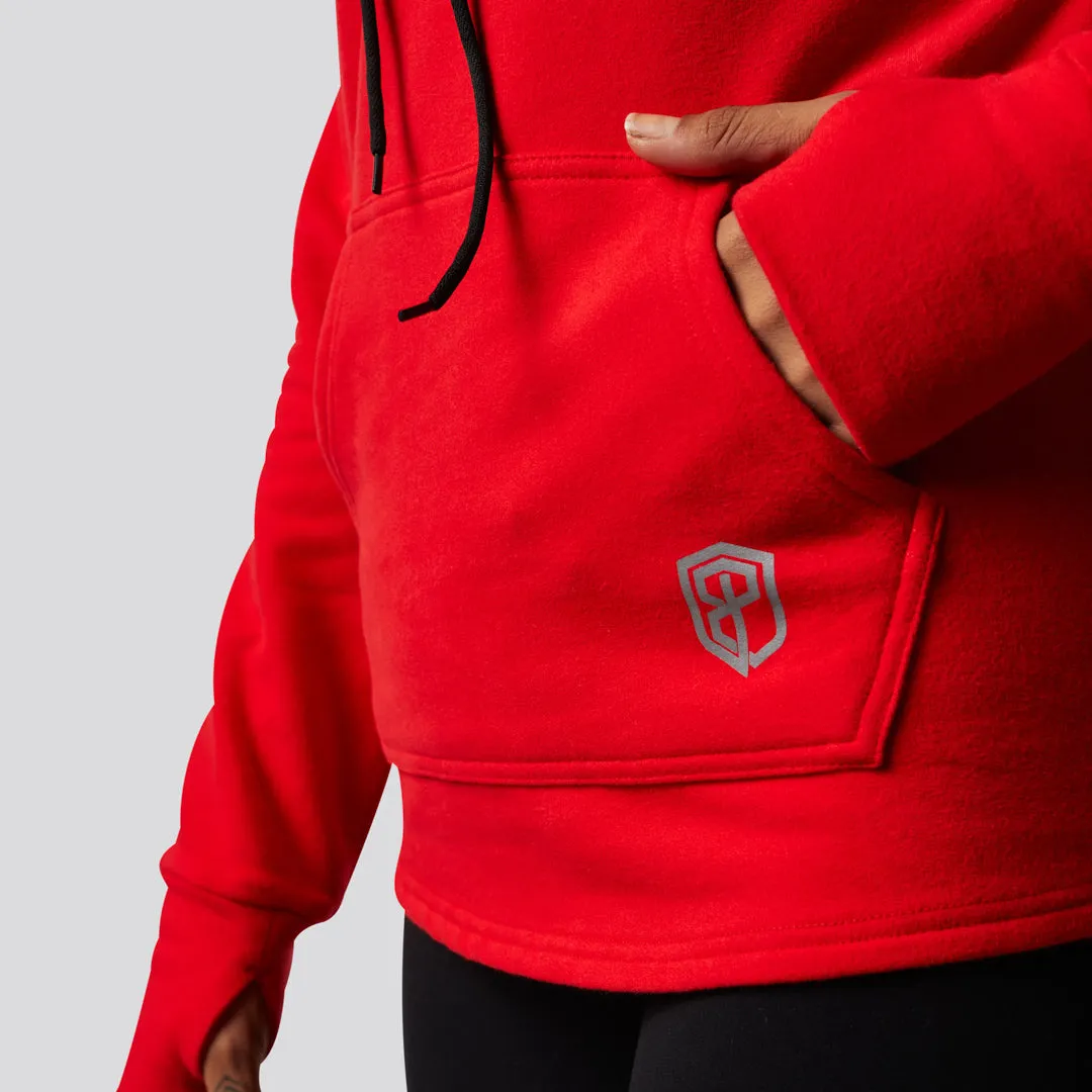 Cowl at the Full Moon Sweatshirt (Red)