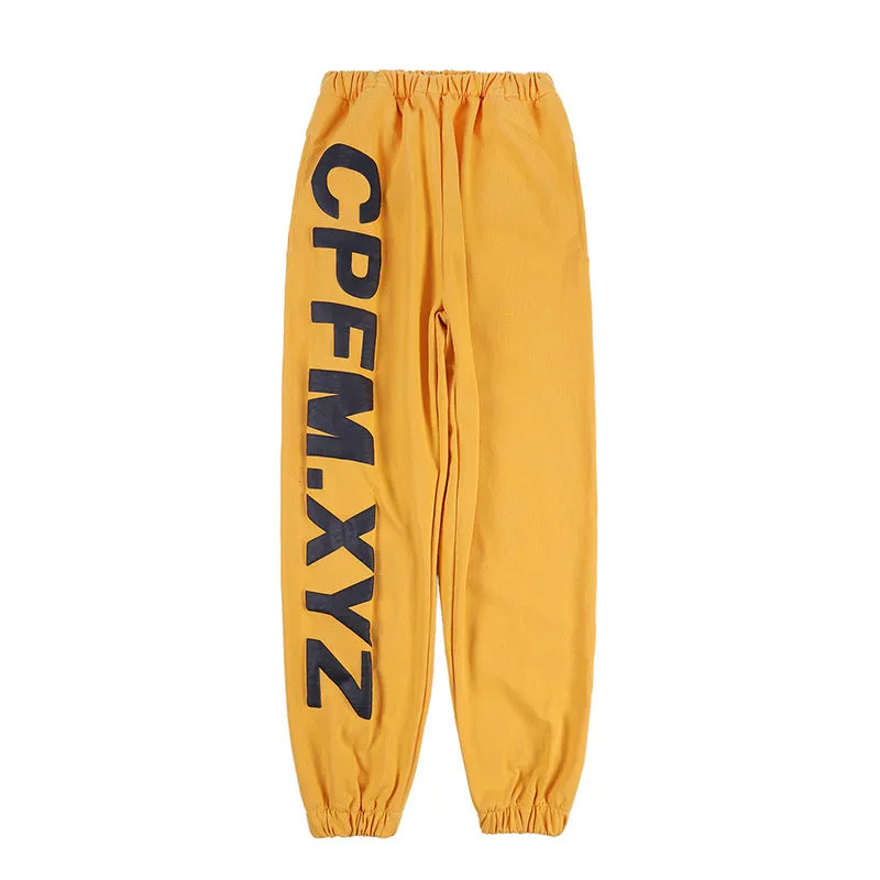 Cpfm Sweatpants Men's Clothing Print Loose Leisure Sports Casual Pants