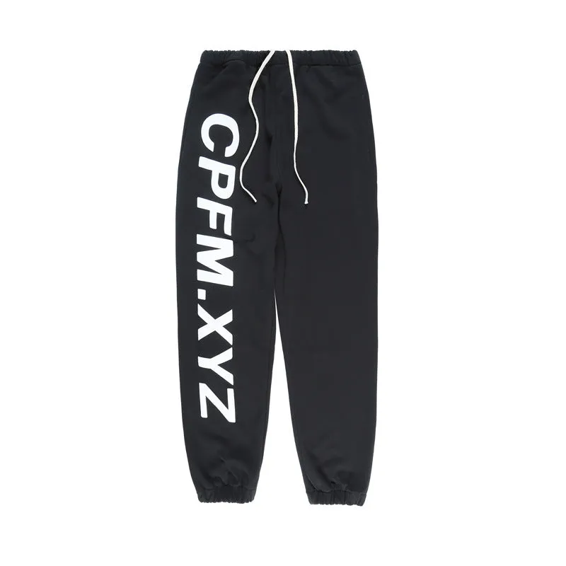 Cpfm Sweatpants Men's Clothing Print Loose Leisure Sports Casual Pants