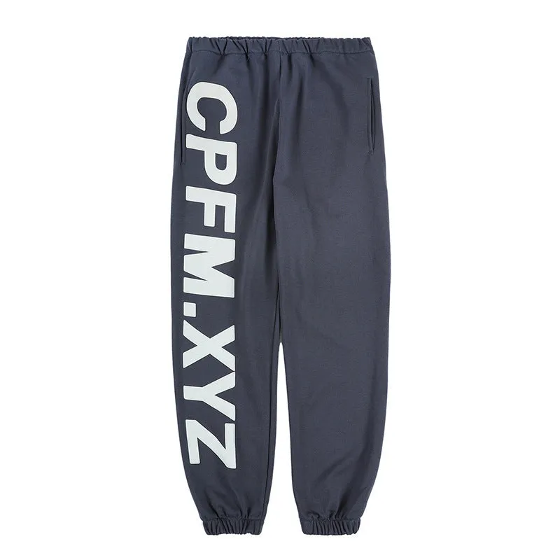 Cpfm Sweatpants Men's Clothing Print Loose Leisure Sports Casual Pants