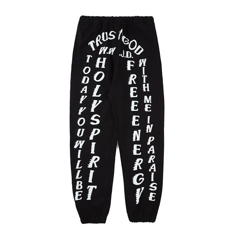 Cpfm Sweatpants Men's Letters Puff Print Loose Men's