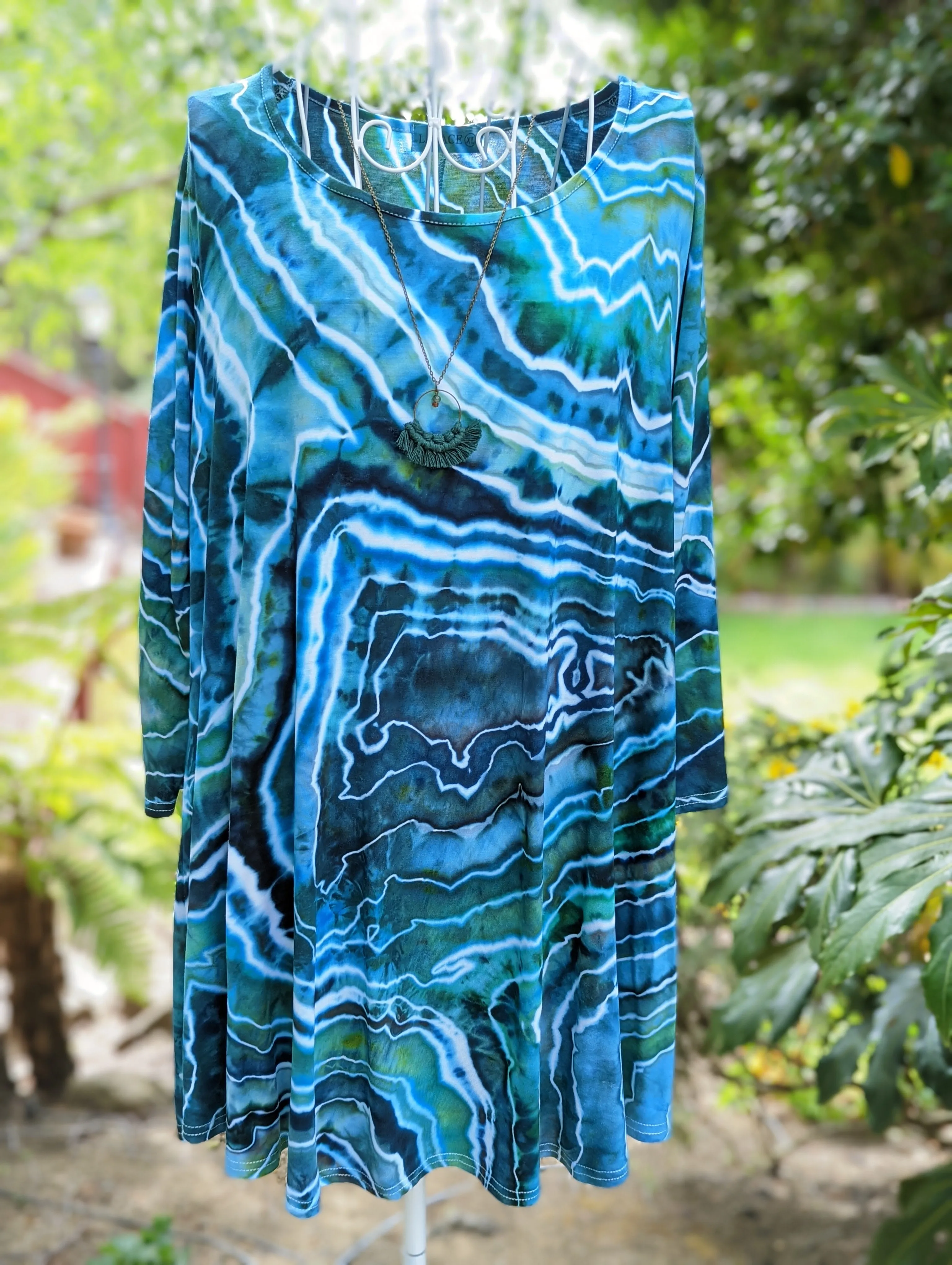 Custom Reverse Geode Maxi Skirt, Geode Tunic and Geode Midi Skirt for Lisa