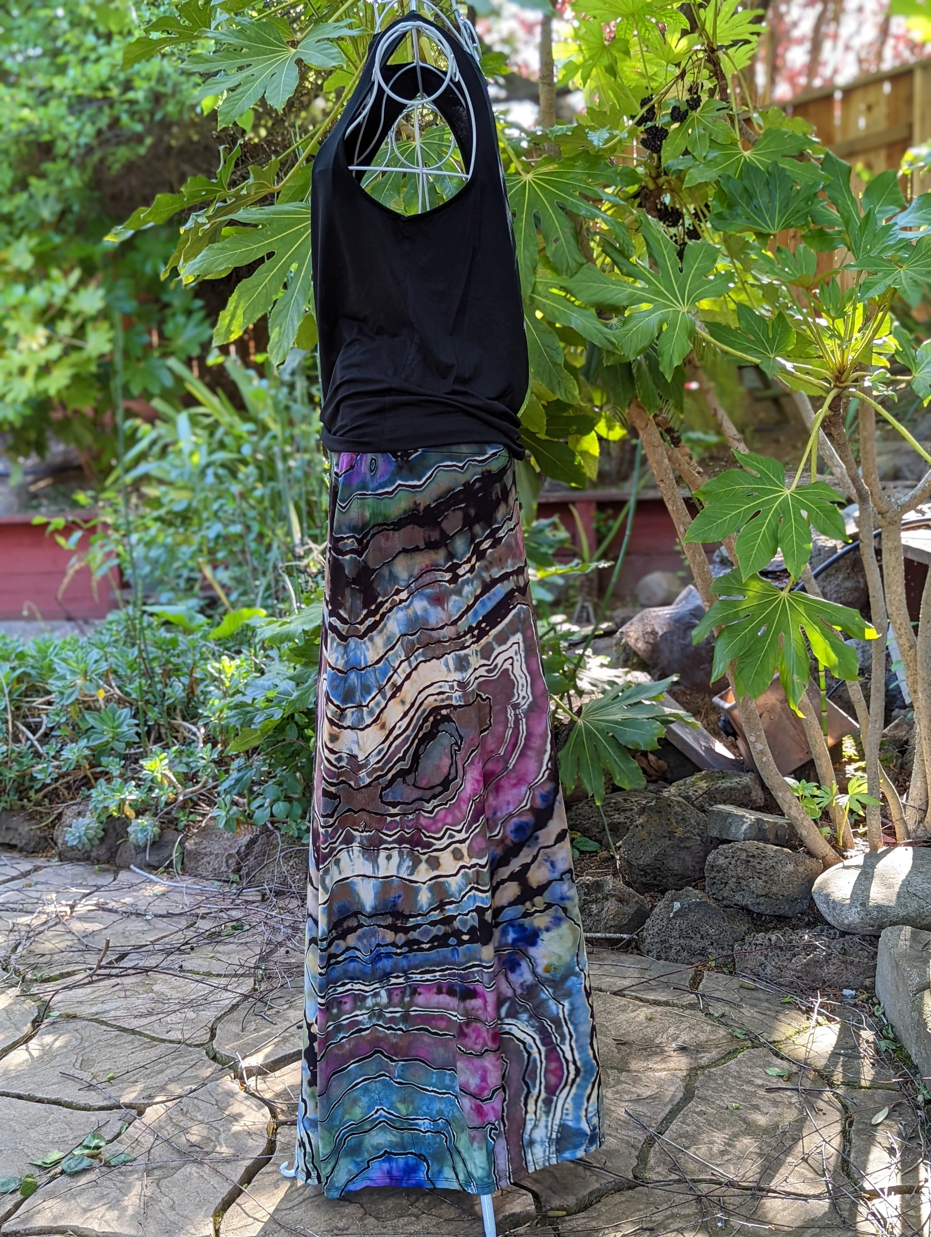 Custom Reverse Geode Maxi Skirt, Geode Tunic and Geode Midi Skirt for Lisa