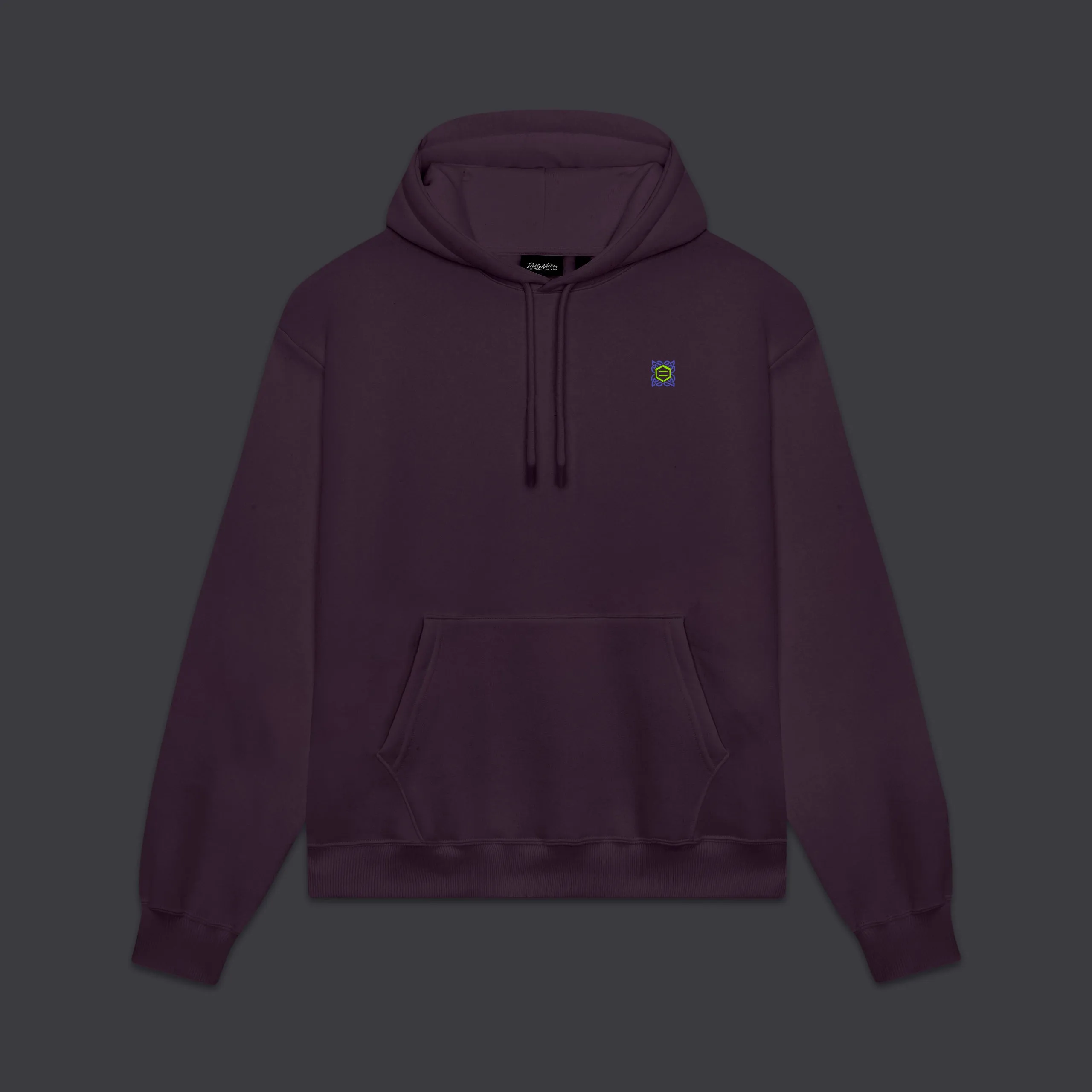 Cyber Druid Hoodie Purple Dust