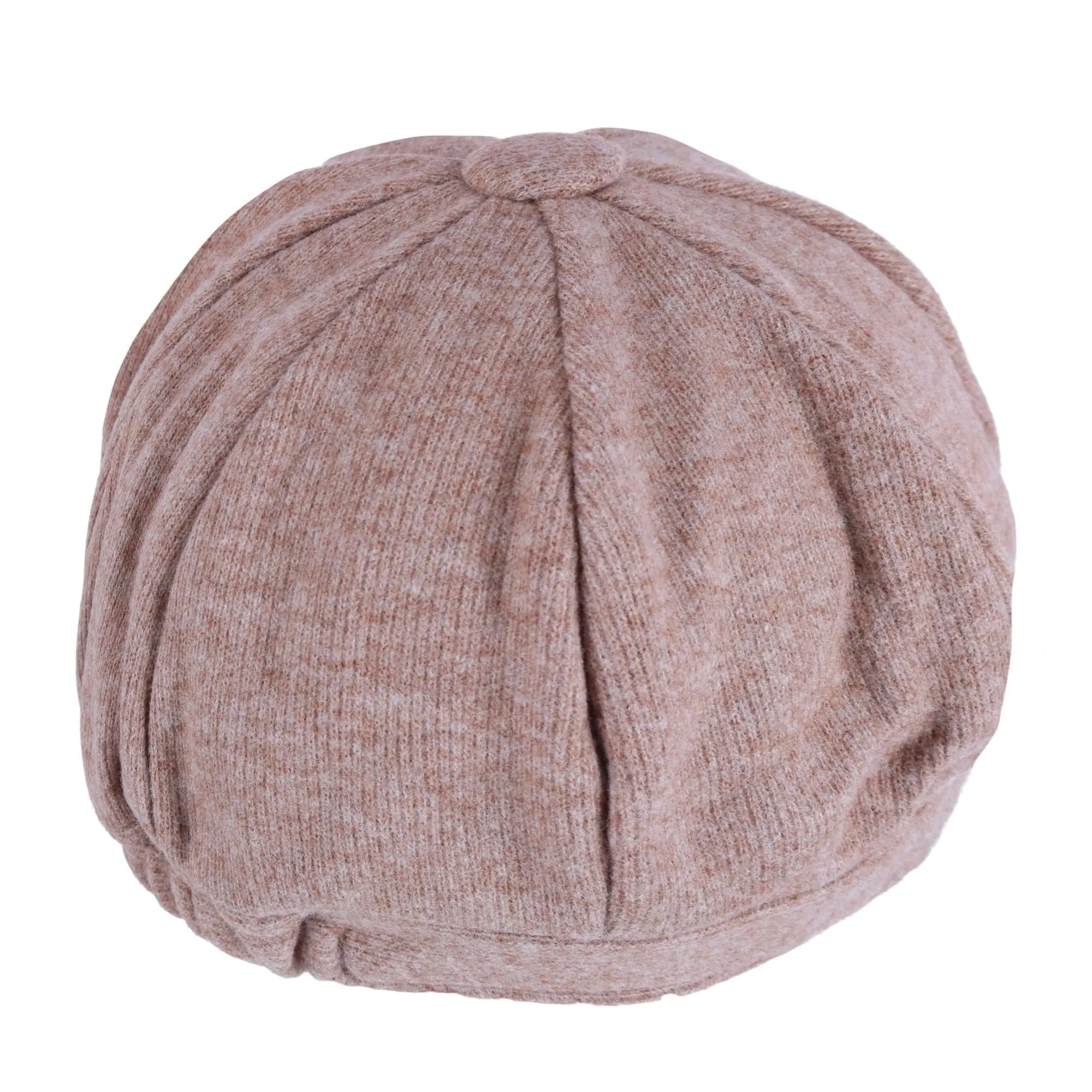 David & Young Women's Brushed Knit Jersey Cabbie Hat