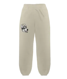 Doodle Style Custom Pet Portrait Heavy Cotton Fleece Sweatpants