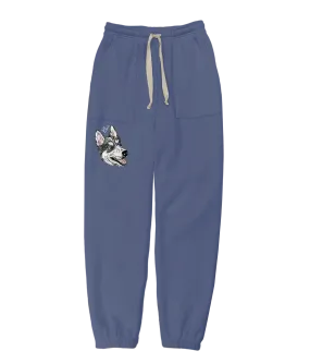 Doodle Style Custom Pet Portrait Unisex Sweatpants